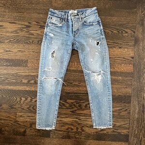 MOUSSY VINTAGE Womens "Aberdeen" Tapered Jeans 25